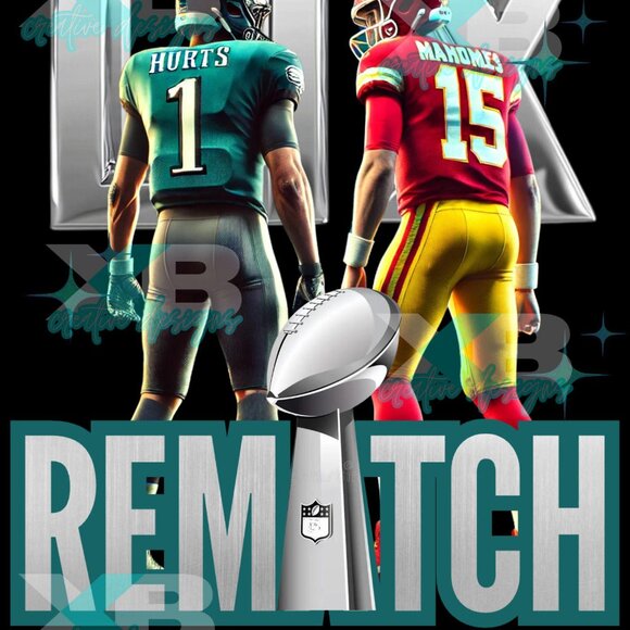 Eagles vs Chiefs Super Bowl LIX Sweatshirt, Super Bowl 2025 Sweatshirt - Picture 2 of 3